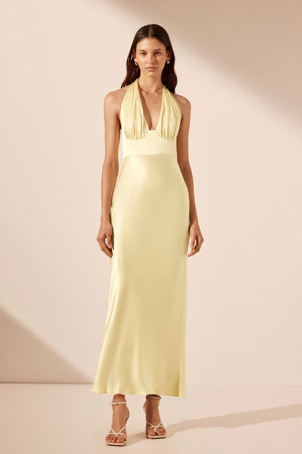 Shona Joy La Luna Halter Dress