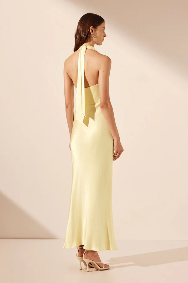 Shona Joy La Luna Halter Dress