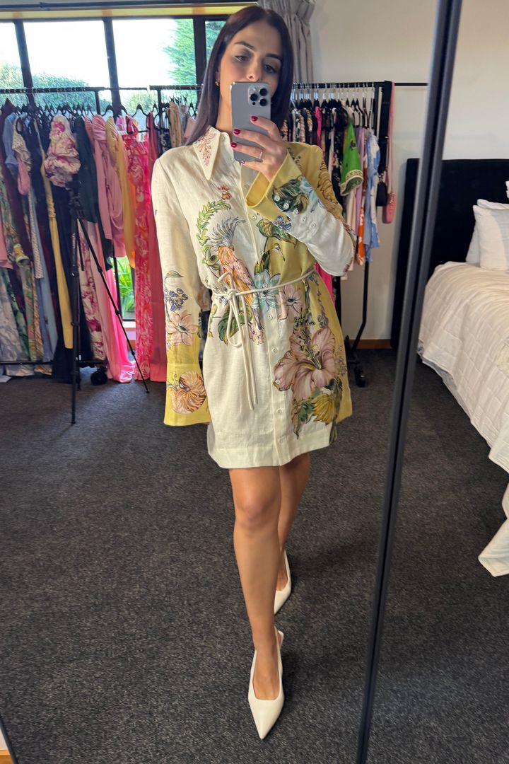 Alémais Oleander Mini Dress