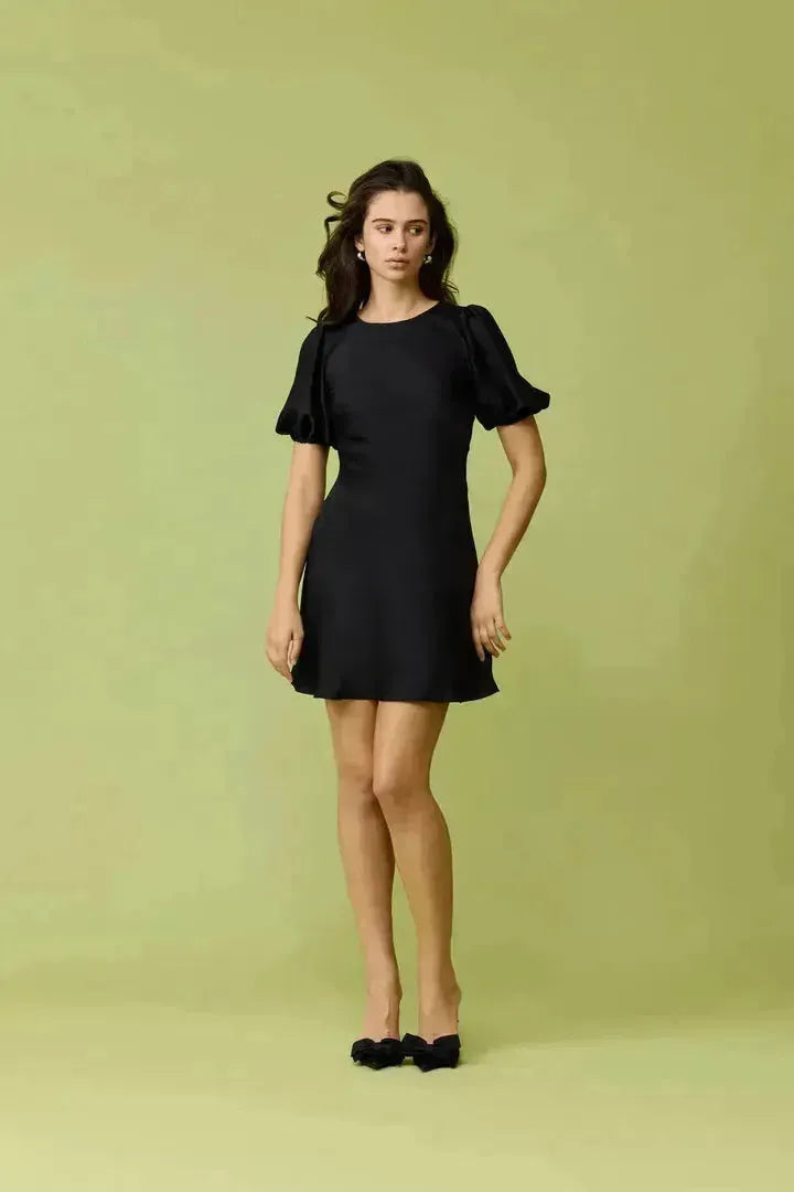 ruby mini dress Ruby Sendal Satin Dress – Superb Dress Collective