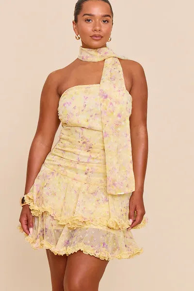 Ditsy Floral Chiffon Mini