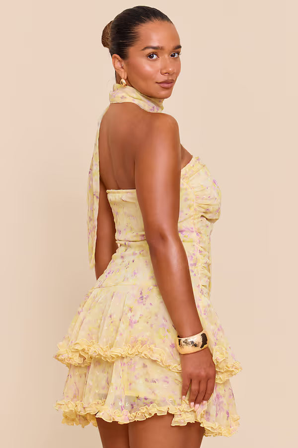 Ditsy Floral Chiffon Mini