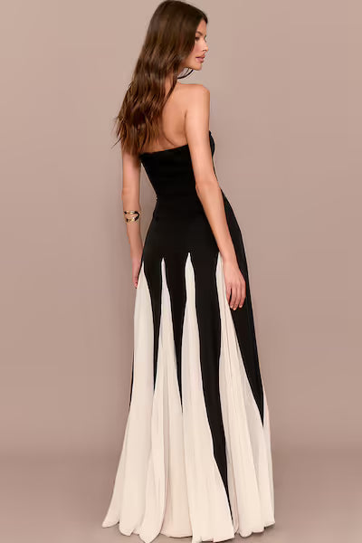Pleated Maxi Dress