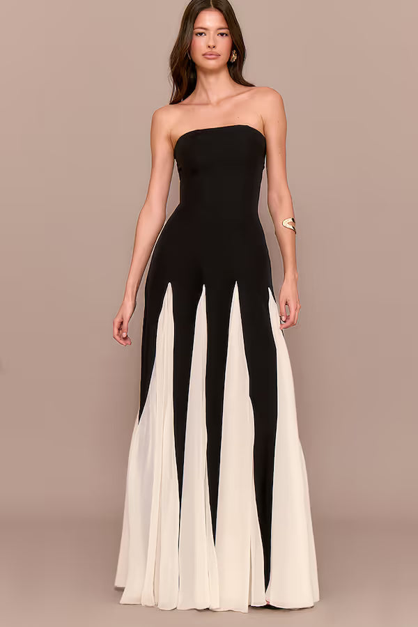 Pleated Maxi Dress