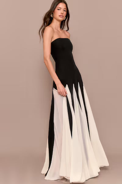 Pleated Maxi Dress