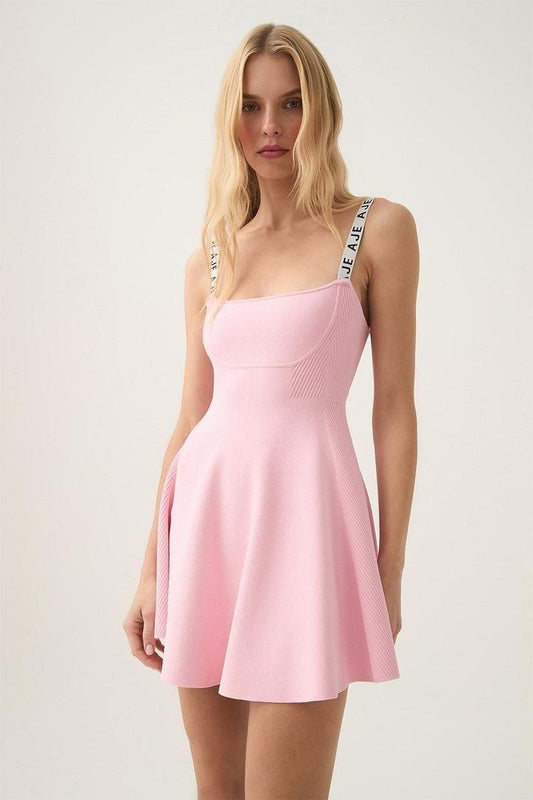 Aje Leana Knit Mini Dress