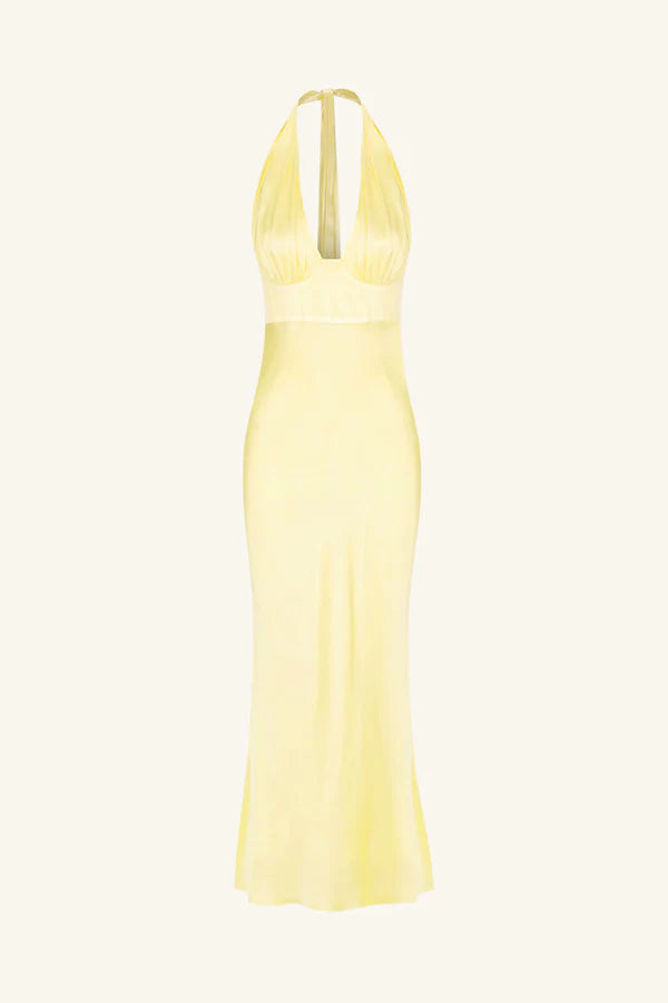 Shona Joy La Luna Halter Dress