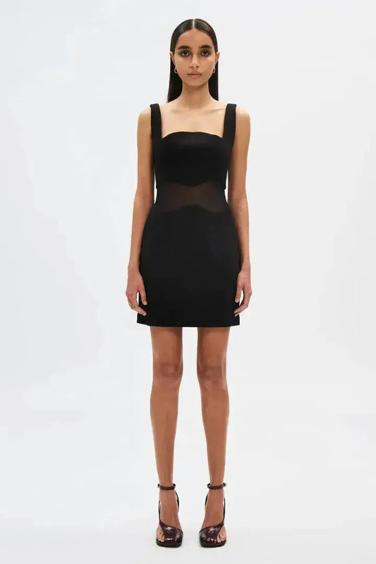 Misha Orlanda Crepe Mini Dress
