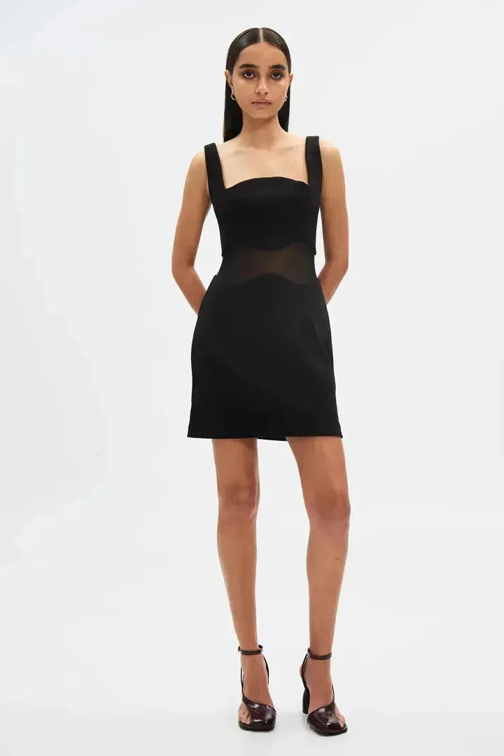 Misha Orlanda Crepe Mini Dress