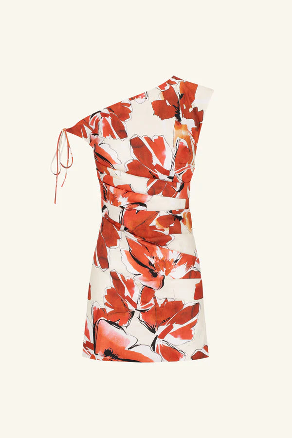 Shona Joy Ember Draped Mini Dress
