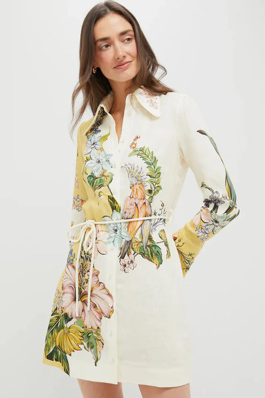 Alémais Oleander Mini Dress