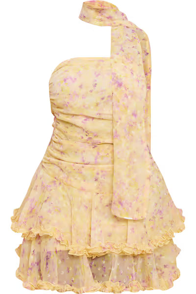 Ditsy Floral Chiffon Mini