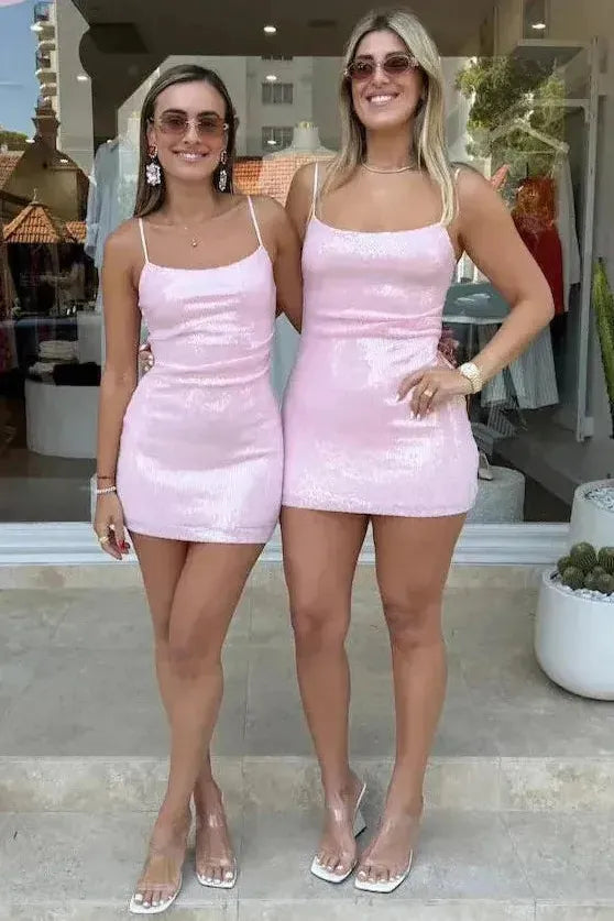 Benni Juliano Sequin Mini Dress