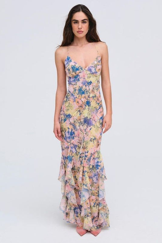 For Love & Lemons Elea Maxi Dress