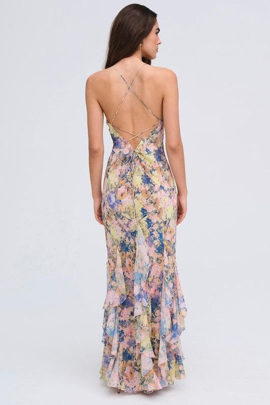 For Love & Lemons Elea Maxi Dress