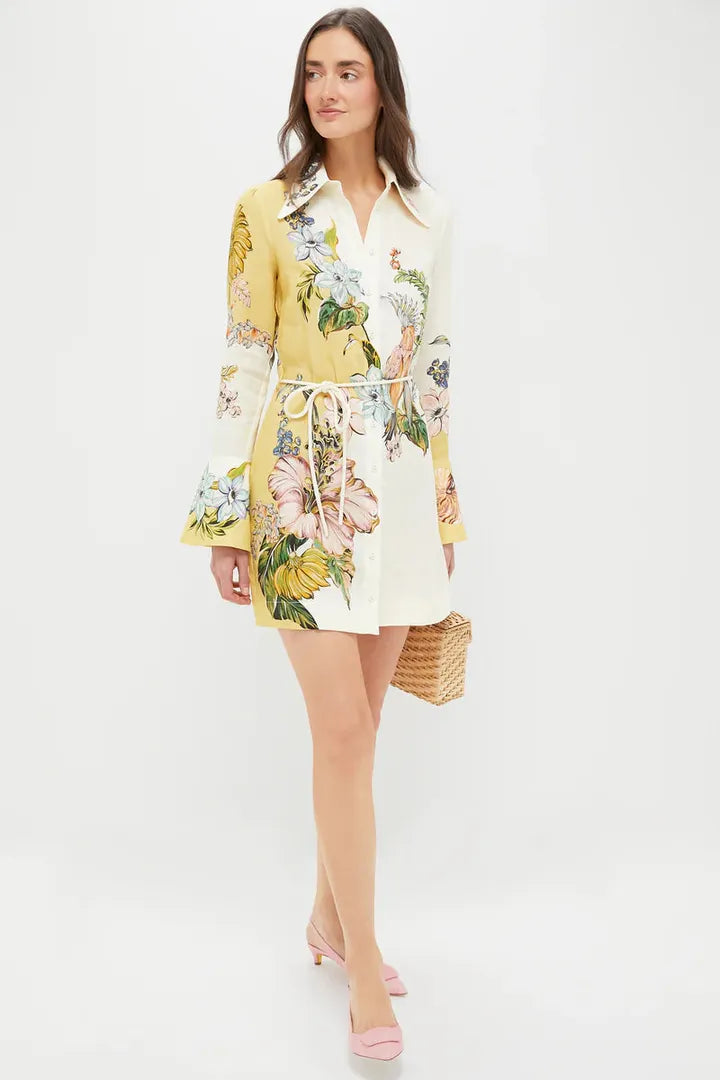 Alémais Oleander Mini Dress